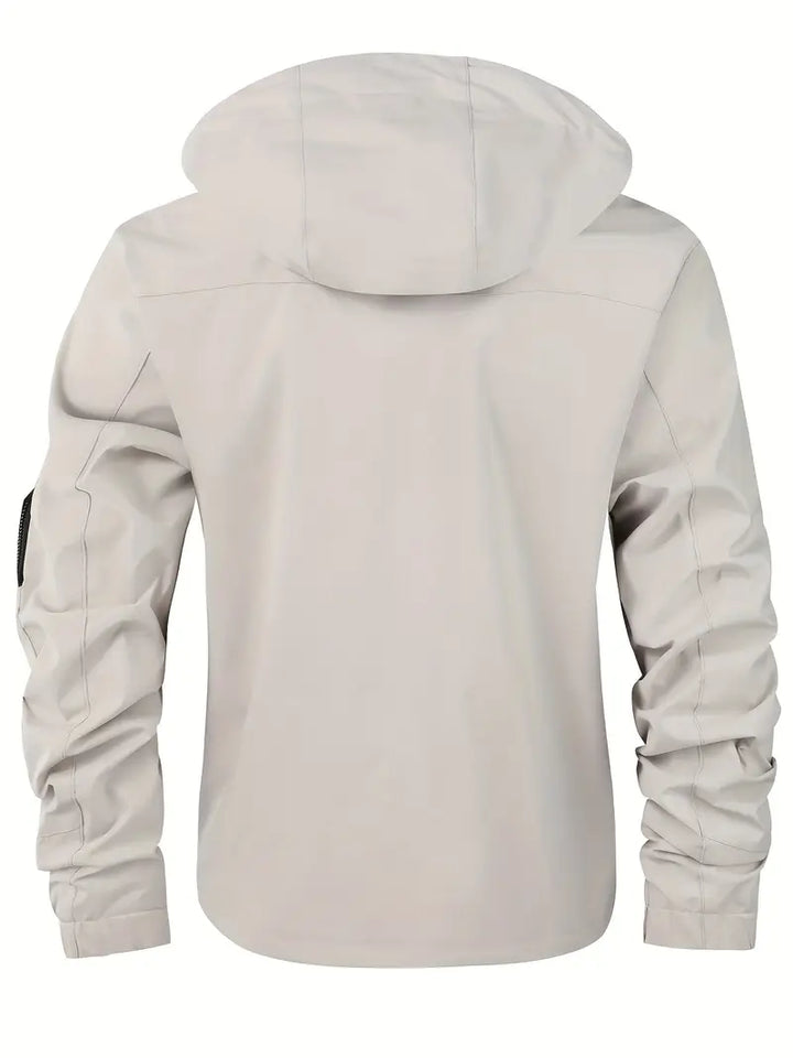 Leichte Herren-Outdoorjacke wind- & wasserdicht mit Kapuze – Torben