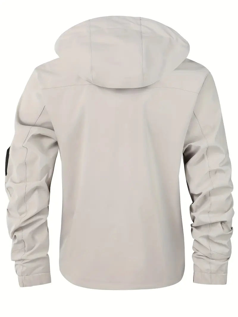 Leichte Herren-Outdoorjacke wind- & wasserdicht mit Kapuze – Torben