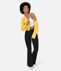 Stilvolle Bootcut Jeans für Damen - Rosa