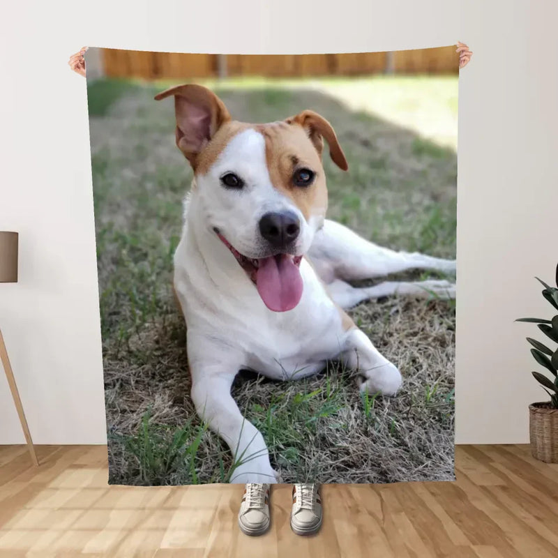 Personalisierte Decke mit eigenem Foto