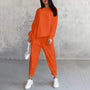 Two-Piece Set: Long-Sleeve Casual Sweatshirt and Jogger Pants 5