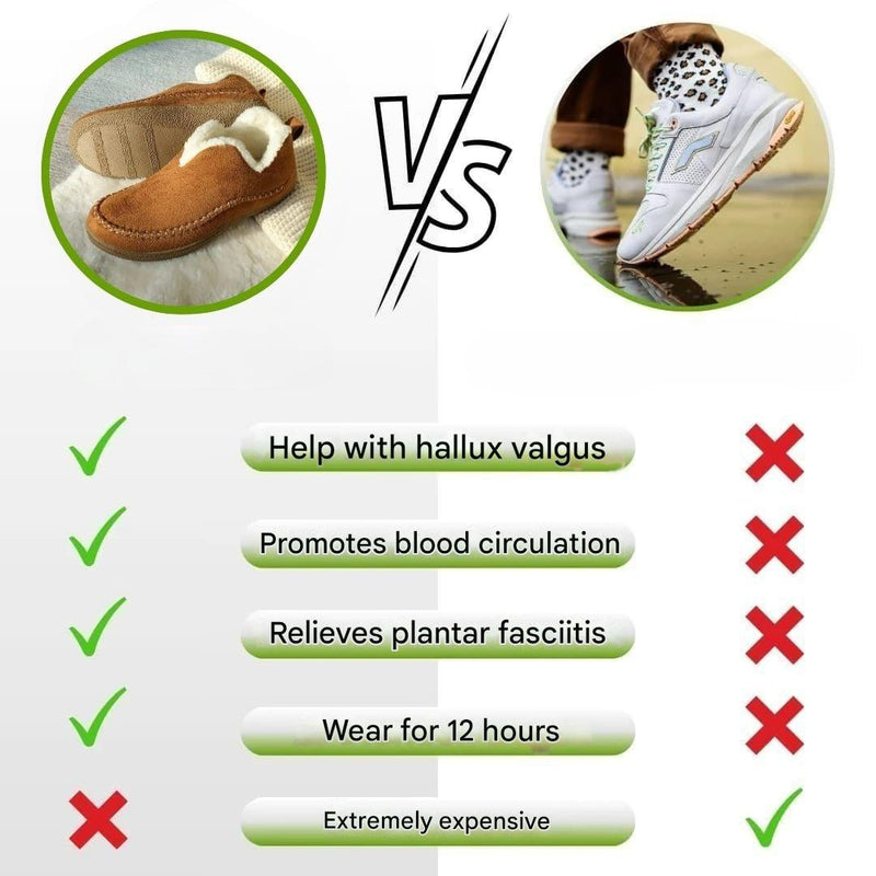 Barefoot slippers with fleece lining – Amalia