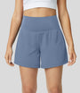 Atmungsaktive & Schnell Trocknende High-Waist Damen-Fitnessshorts – Mirabella