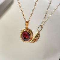 Vintage Edelsteinkette - Celeste