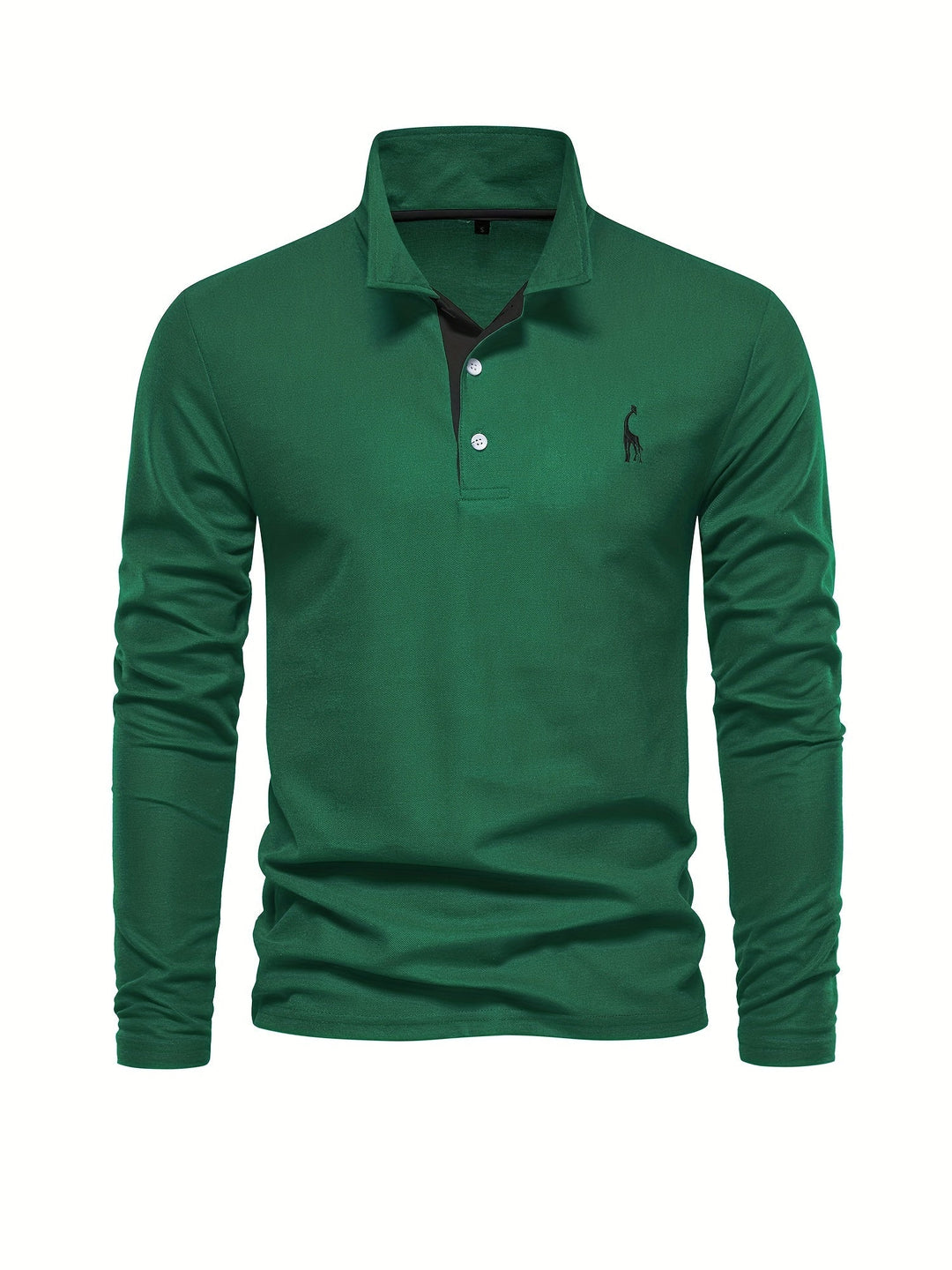 Bequemer Herren Polo mit Langen Ärmeln