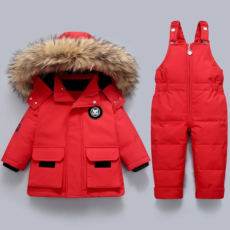 Warme Kinderjacke und Overall - Charlie