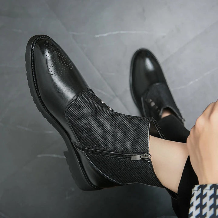 Luxuriöse Herren-Lederstiefel - Levi