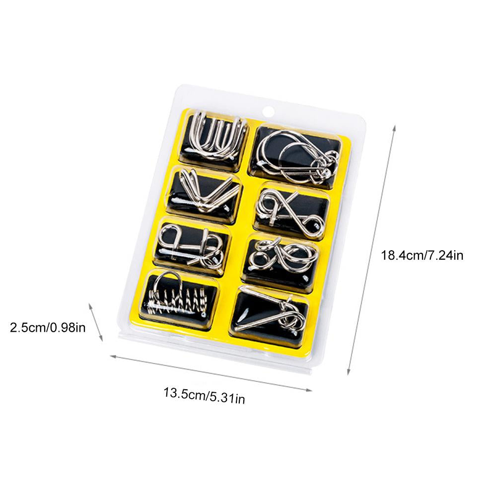 Metall-Puzzleringe Set - BrainTwist