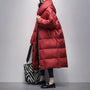 Lang Gefütterte Damen Winterjacke - Amara
