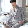 SnuggleUp Bademantel | Fleecebademantel für Herren