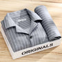 Gestreiftes Pyjama-Set | Hausanzug