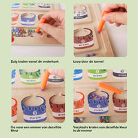 Magnetic Maze for Color and Number Recognition - MazeMagic