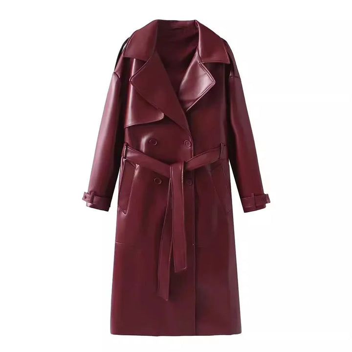 Stilvolle vegane Leder-Damenjacke - Viviette