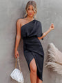 Trendiges Seiden Festkleid - Celina