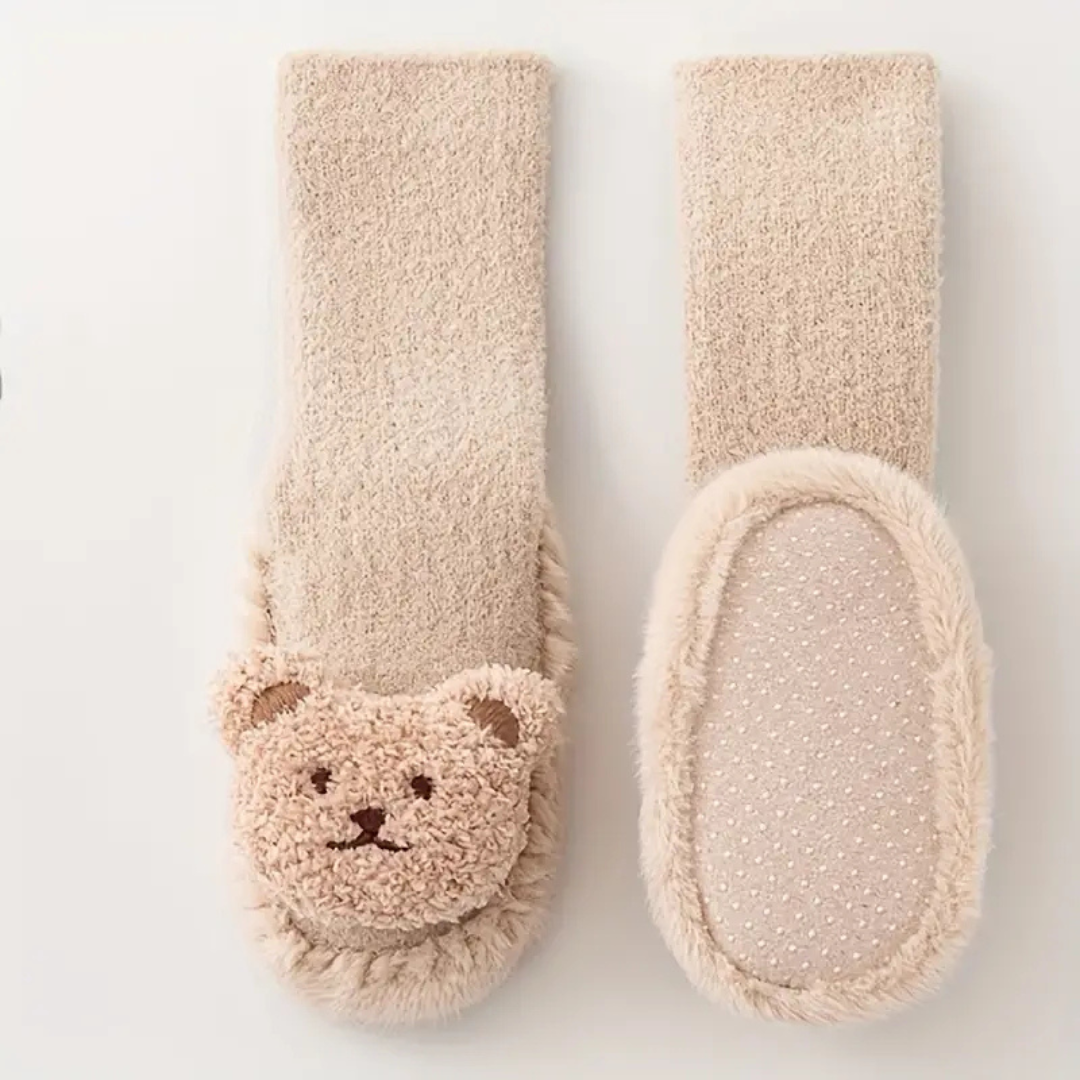 Children's House Slipper Socks with Bears – CozyBear