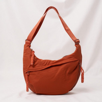 Crescent Shoulder Bag – Sustainable Nylon with Adjustable Strap 5