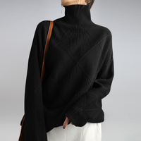 Stilvoller Damenrollkragenpullover - Isabella
