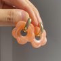 Gold Vergoldete Blumen Ohrringe - Valeria