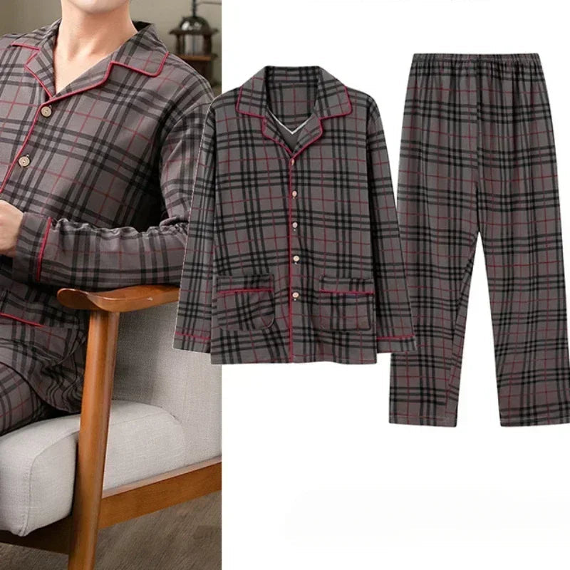 Komfort Pyjama | Oversized einfarbiger Schlafanzug