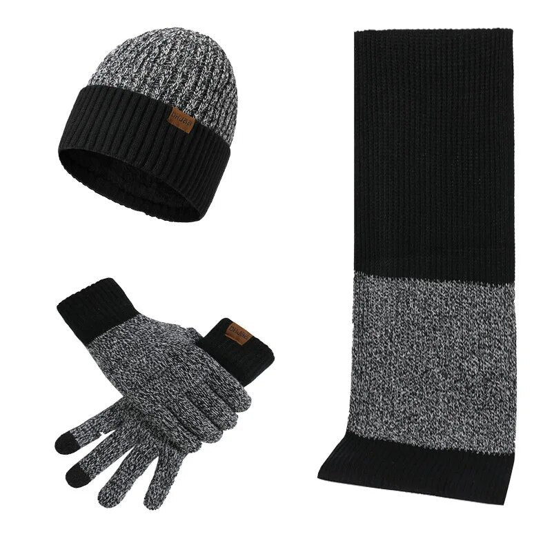 Gebreide Set | Met wollen muts, handschoenen en sjaal!