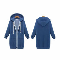 Lässige Lange Damenweste - CozyZip