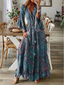 Boho Maxikleid mit fließender Passform & Details – Amira