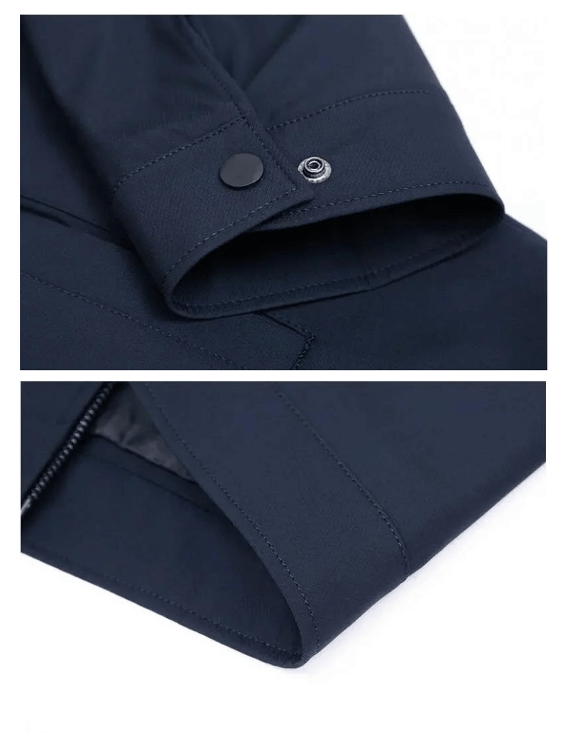 Gefütterte Herren-Winterjacke aus Polyester – Arvid