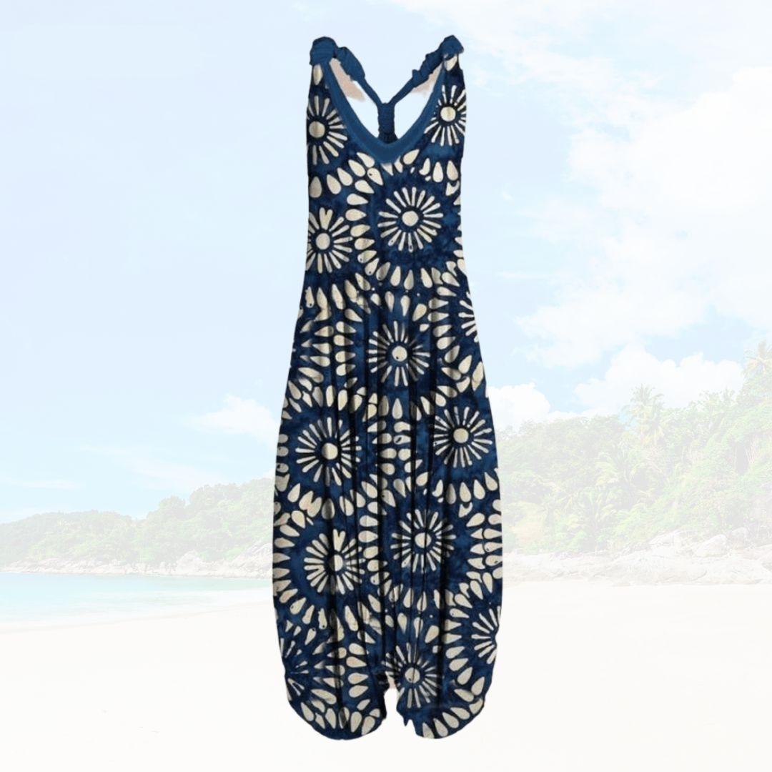 Sommerlicher Damen-Jumpsuit mit lockerem Schnitt – Elenya