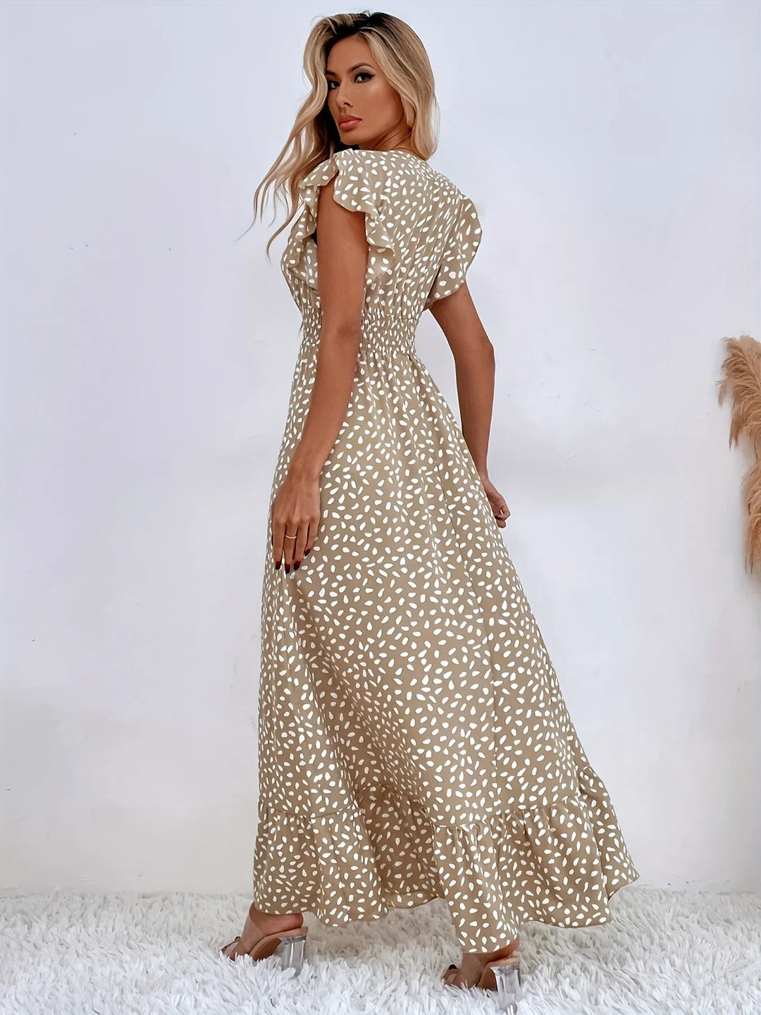 Flora-Print Rüschenkleid | Stilvoll und trendig