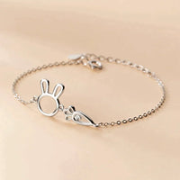 Rabbit Pendant Bracelet | Minimalistic and Cute