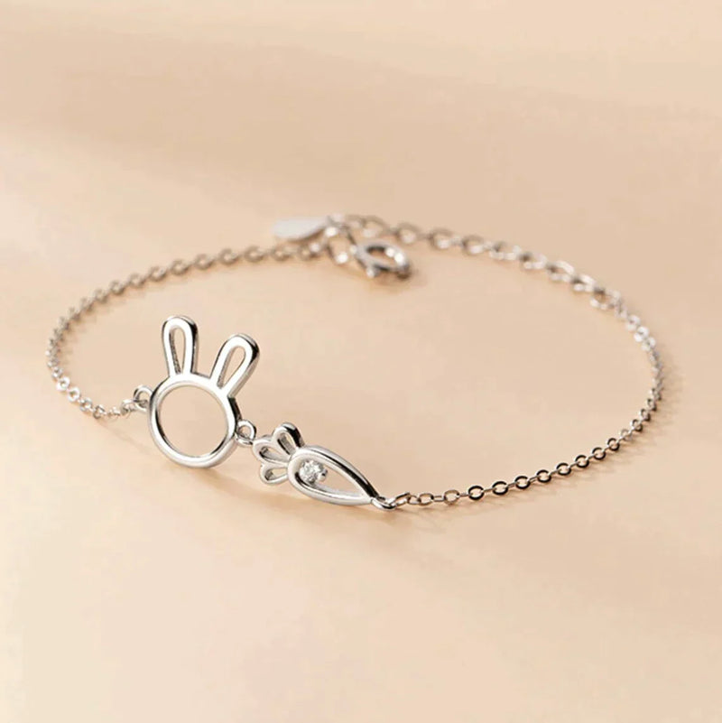 Rabbit Pendant Bracelet | Minimalistic and Cute