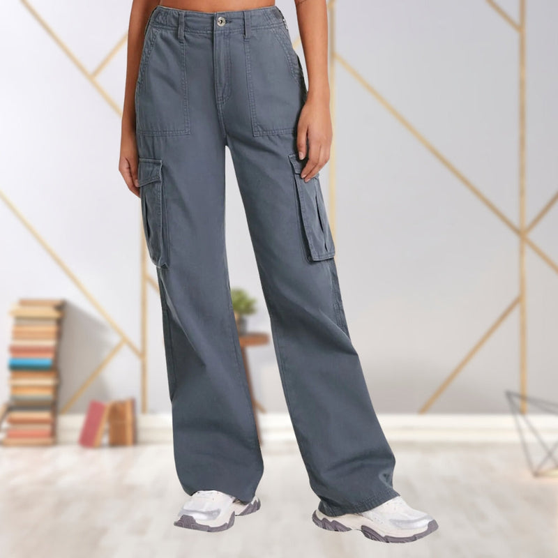 Slim-Fit Damen-Cargohose - Maya
