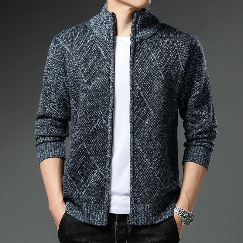 StripeZip Vest | Trendy striped winter vest