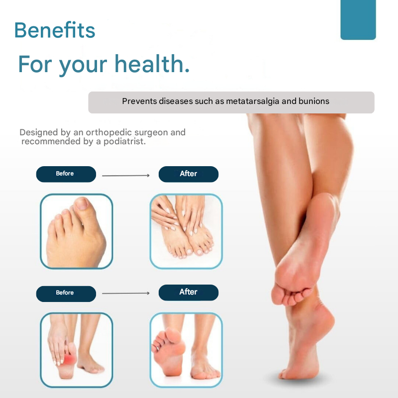 Therapeutische Zehenspreizer mit Polsterpads – Podiora