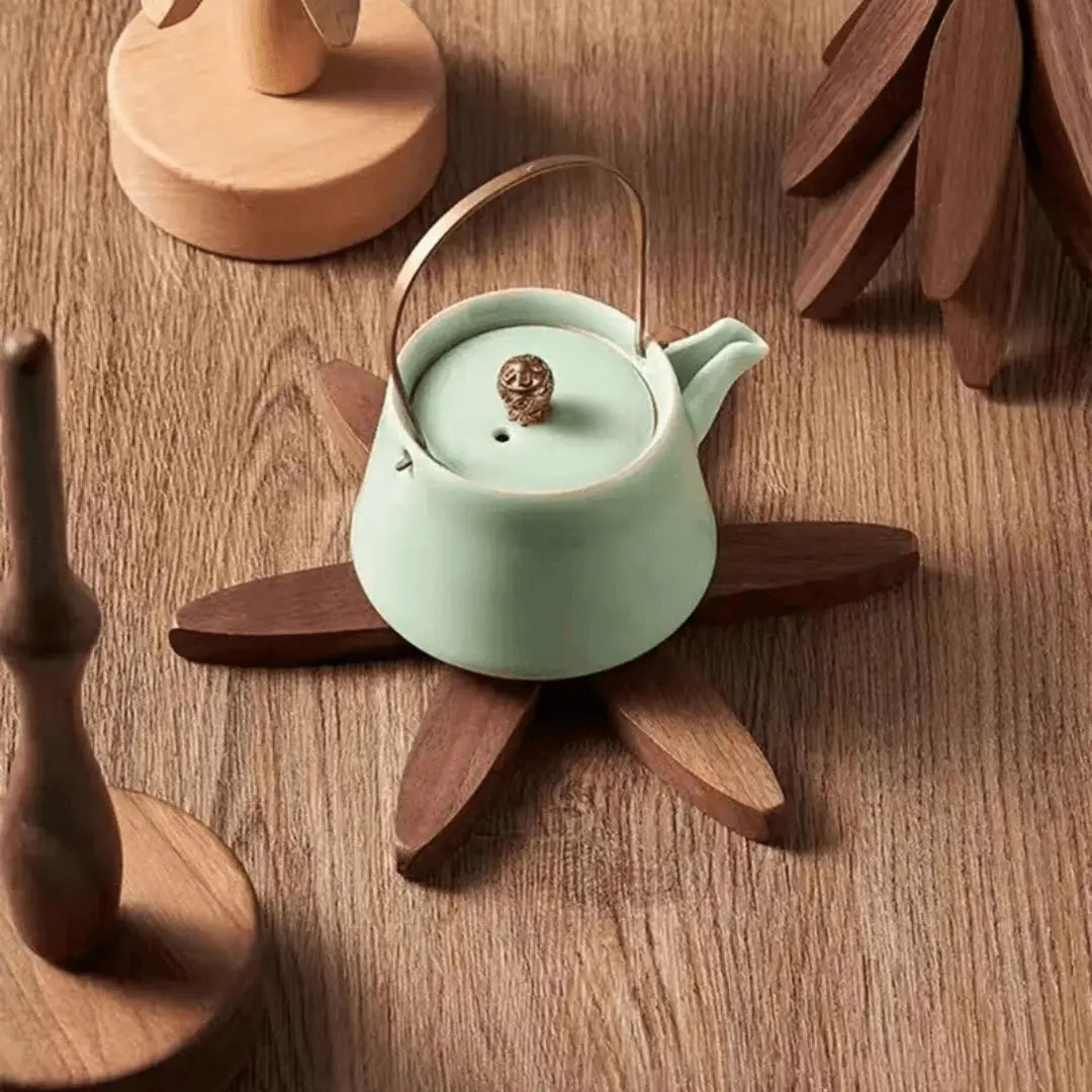 Stijlvolle Houten Onderzetters - NatureGuard