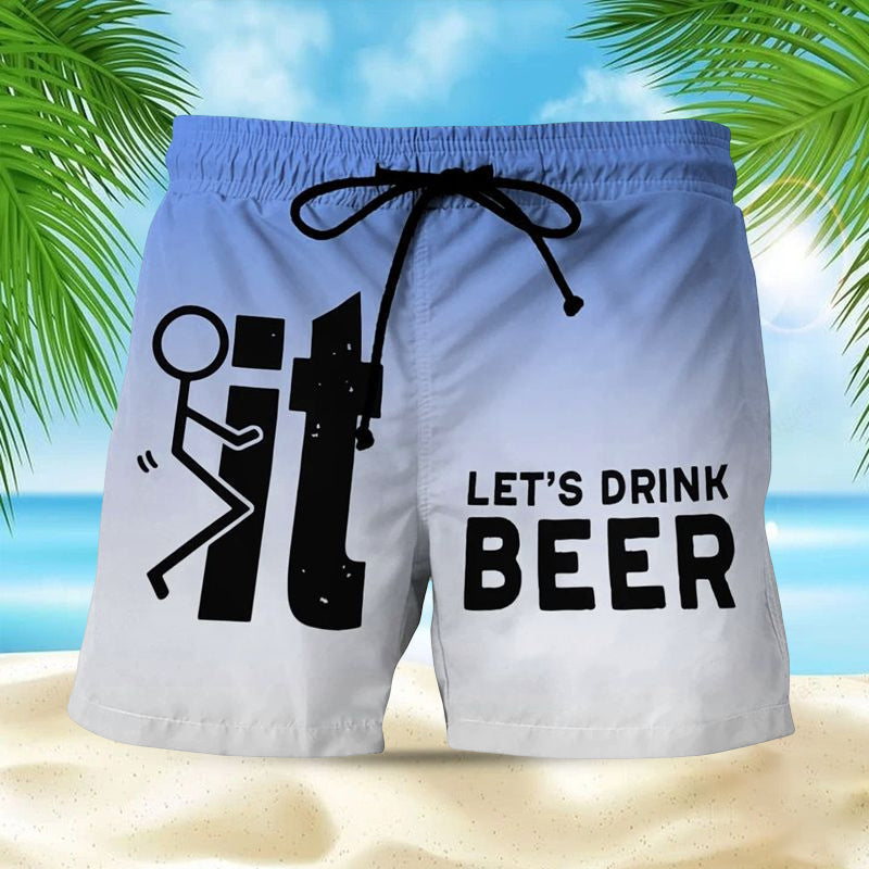 Hawaii Heren Zwembroek met Elastische Taille – Fabio