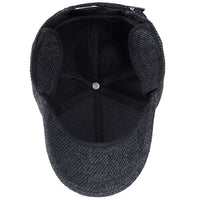 Classic Winterpet | Nostalgische wollen snap cap