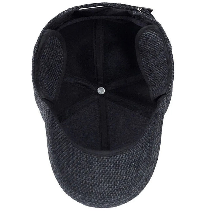 Classic Winterpet | Nostalgische wollen snap cap