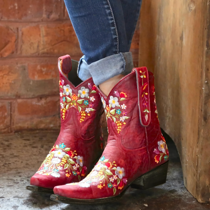 Wasserdichte Vintage Cowgirl-Stiefel - Sierra