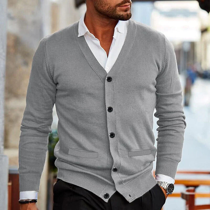 Legere Herren-Strickjacke - Elias