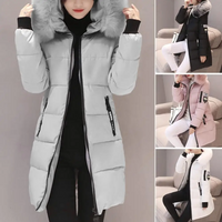 Bequeme winddichte Damen-Winterjacke - Elinora