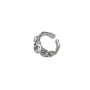 Minimalistischer Ring mit Plissee-Lava-Design - Arden