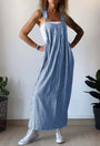 Stilvoller Gestreifter Casual-Jumpsuit mit Komfort-Schnitt – Liana