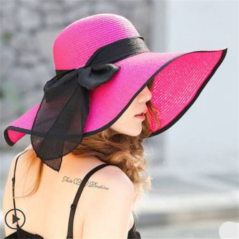Leichter Damen-Sommerhut mit breiter Krempe und schickem Design – Vivian