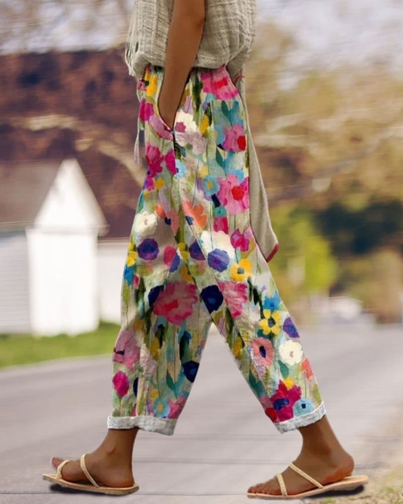Fröhlich Bunte Damen Jogginghose - Juno