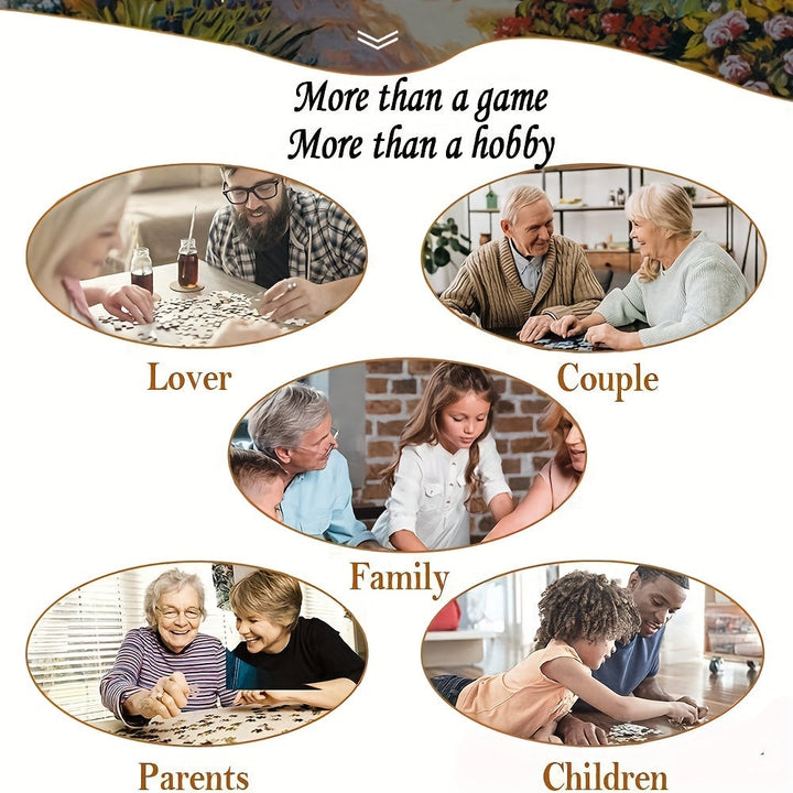 1000-piece Round Constellation Puzzle - ZodiacDreams