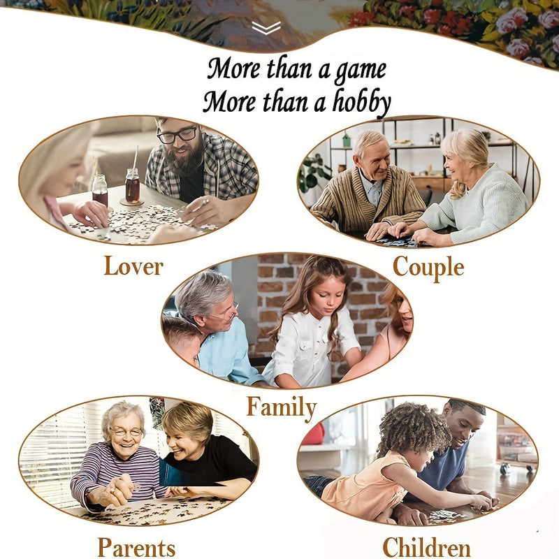 1000-piece Round Constellation Puzzle - ZodiacDreams