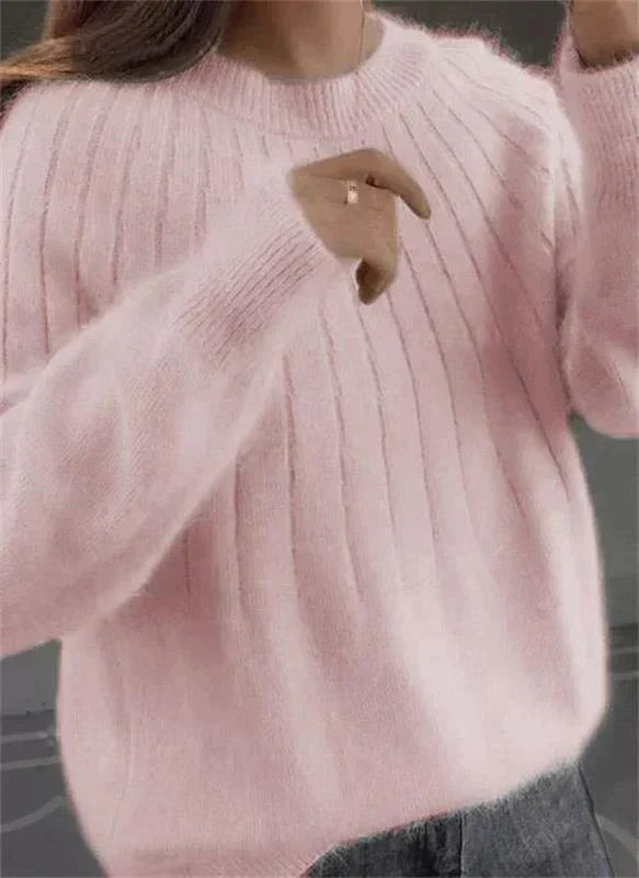 Weicher Kaschmir gestrickter Pullover - Sofie