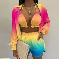 Stijlvolle 3-delige zomeroutfit voor strand en zwembad - TropenGlow