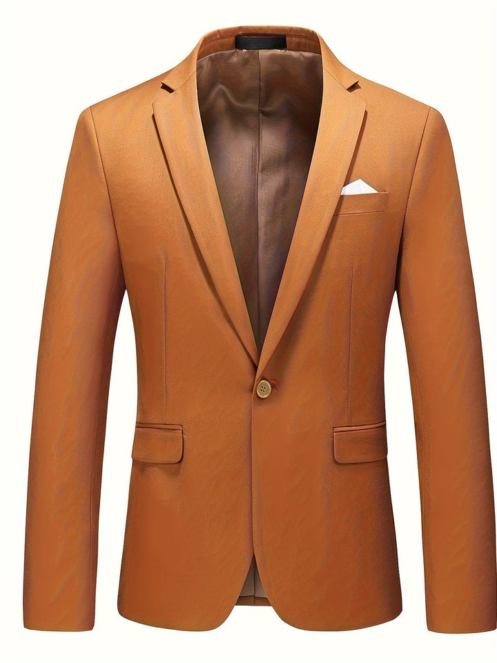 Klassischer einfarbiger Herrenblazer - Floris